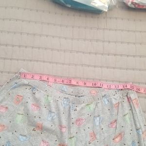 Adonna gray coffee print pj bottoms